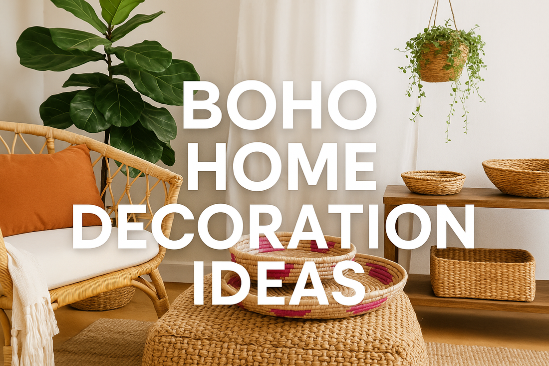 Boho Home Decoration Ideas with Grasscrafts.com