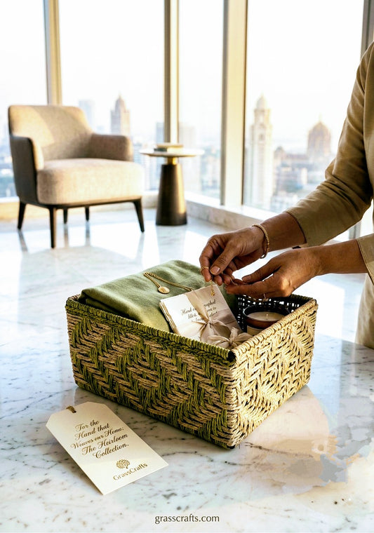 The Verdant Heirloom | Handcrafted Sabai Artistry