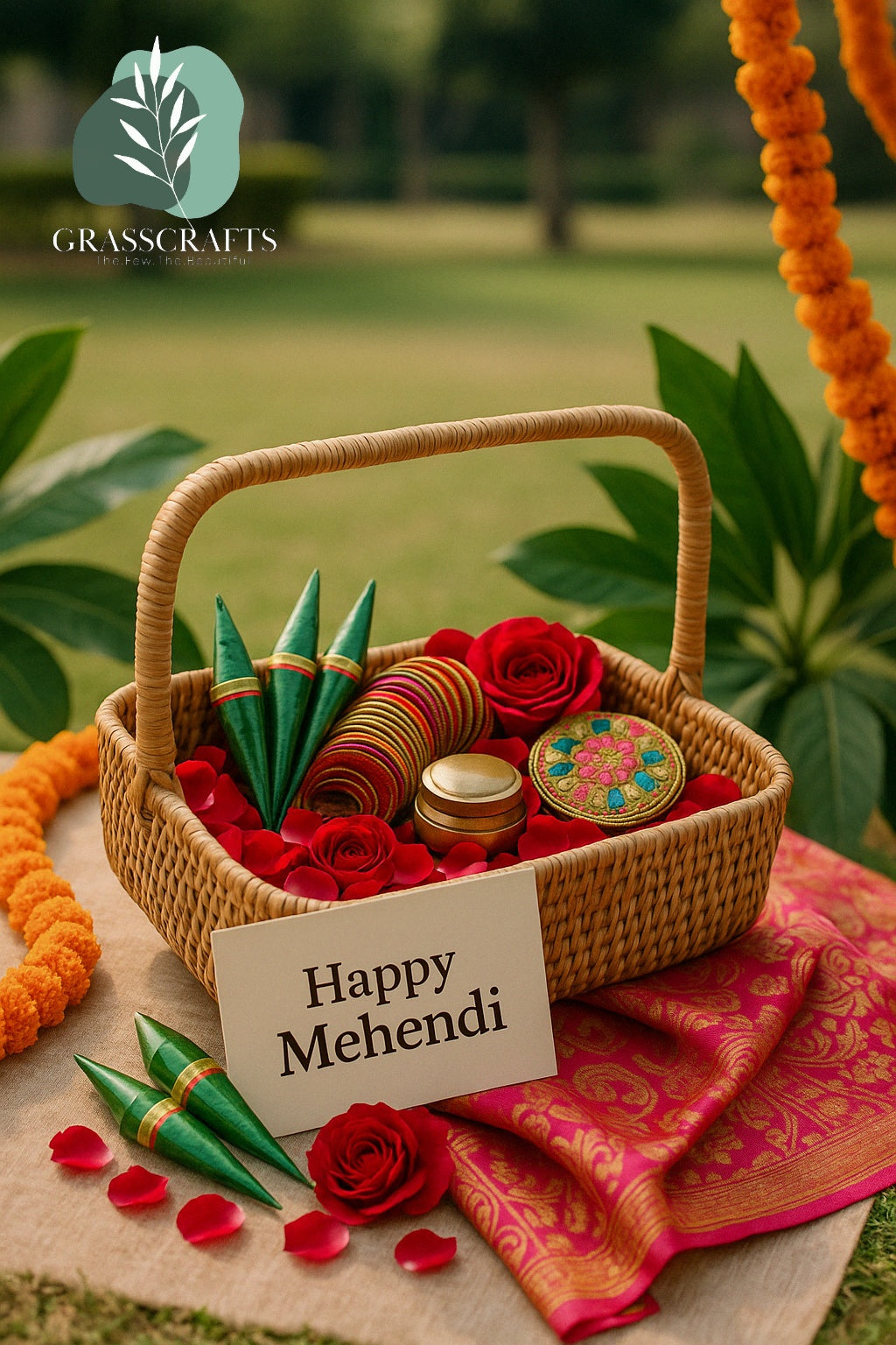 Mehendi Gift Hamper Basket