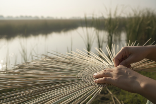 kauna grass weaving