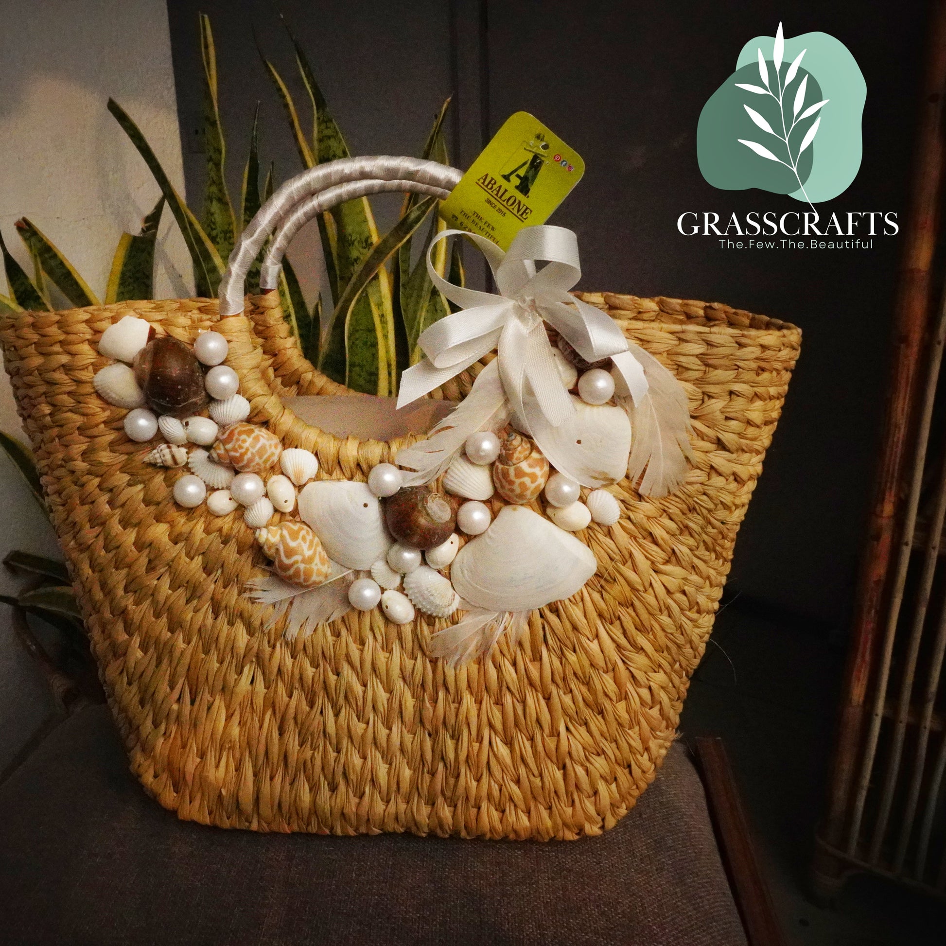 Straw Tote Bag - grasscrafts.com