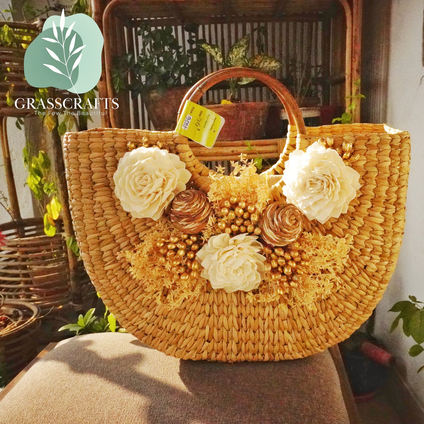 Decorative Tote Bag - grasscrafts.com