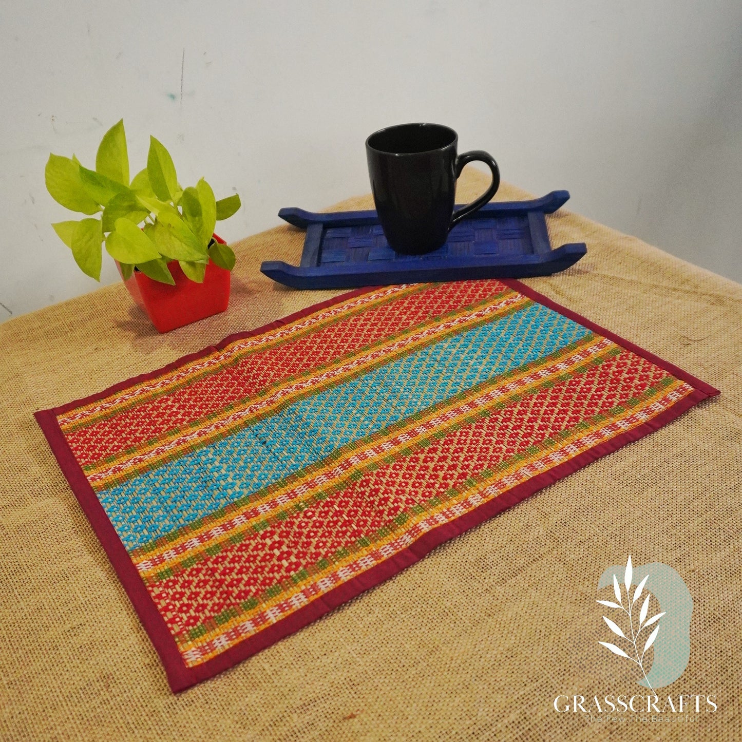 table runner with mats