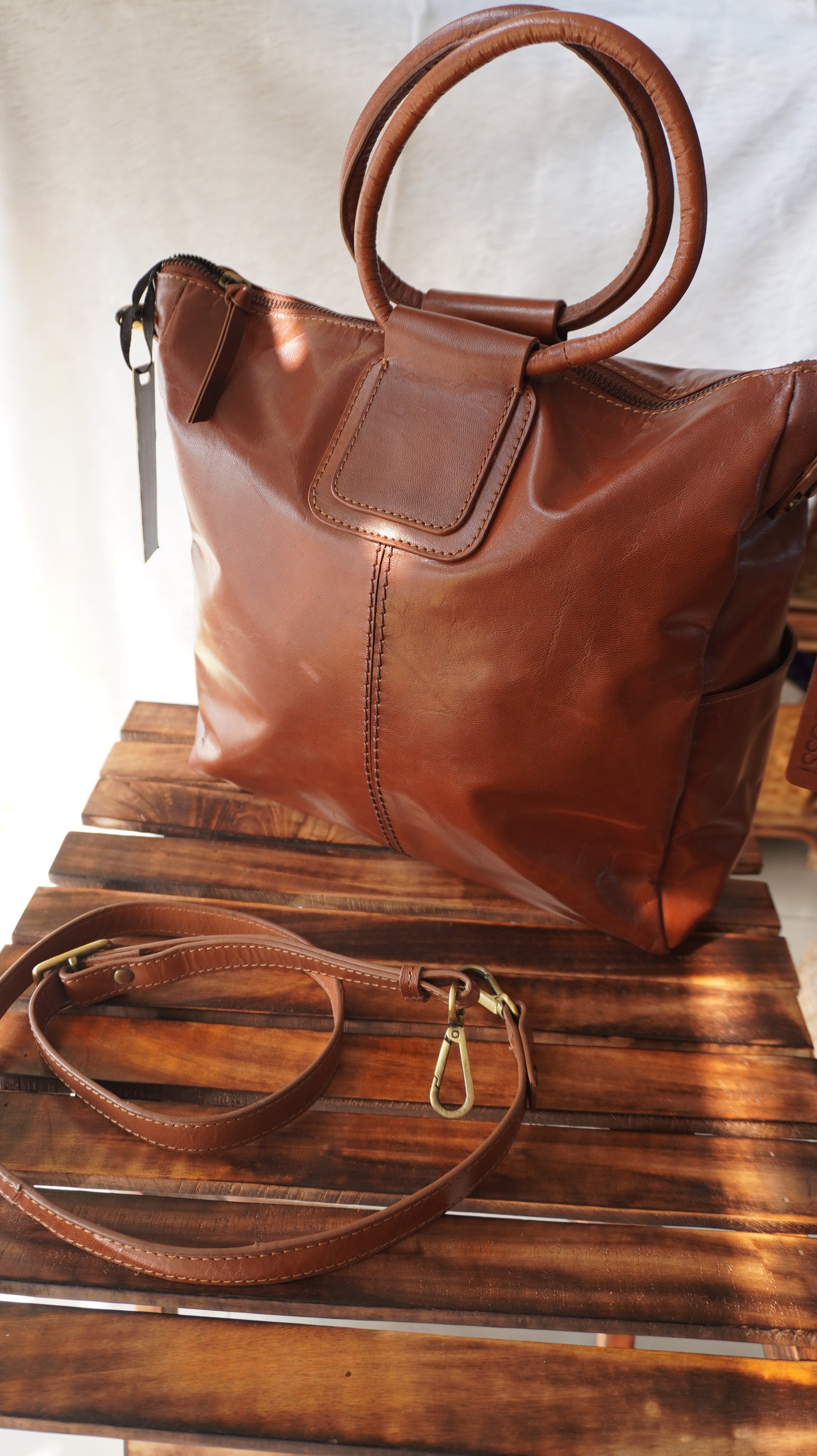 leather crossbody bag