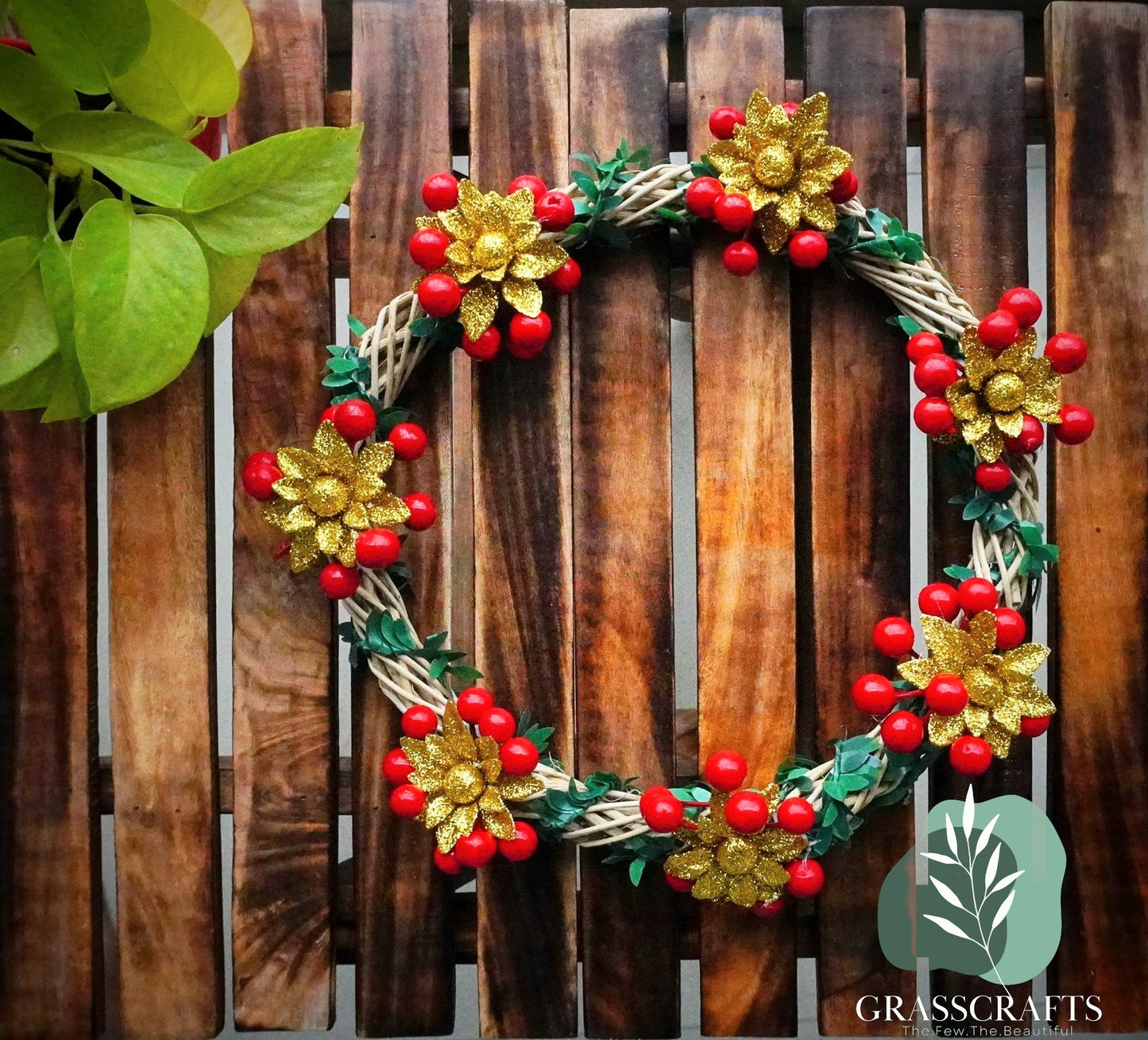 dry flower wreath