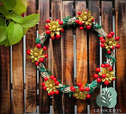Handmade dry flower wreath – Mini style