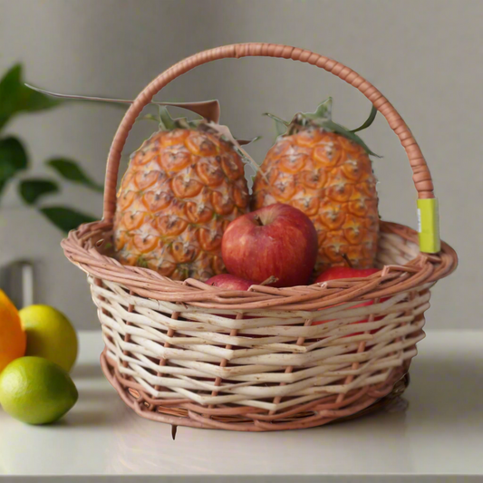 wicker fruit basket