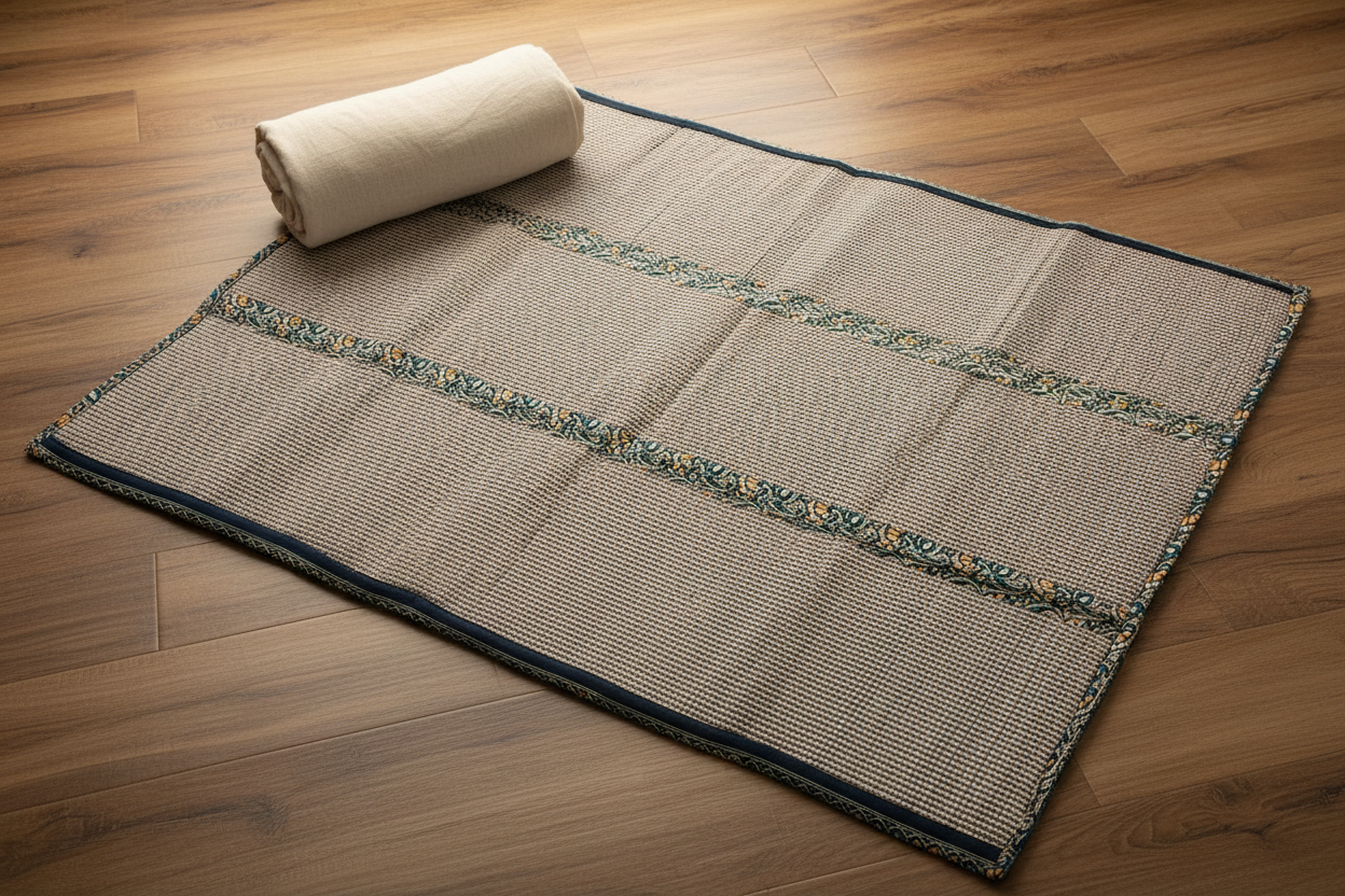 Double-Sided Madurkathi Nap Mat – Editorial