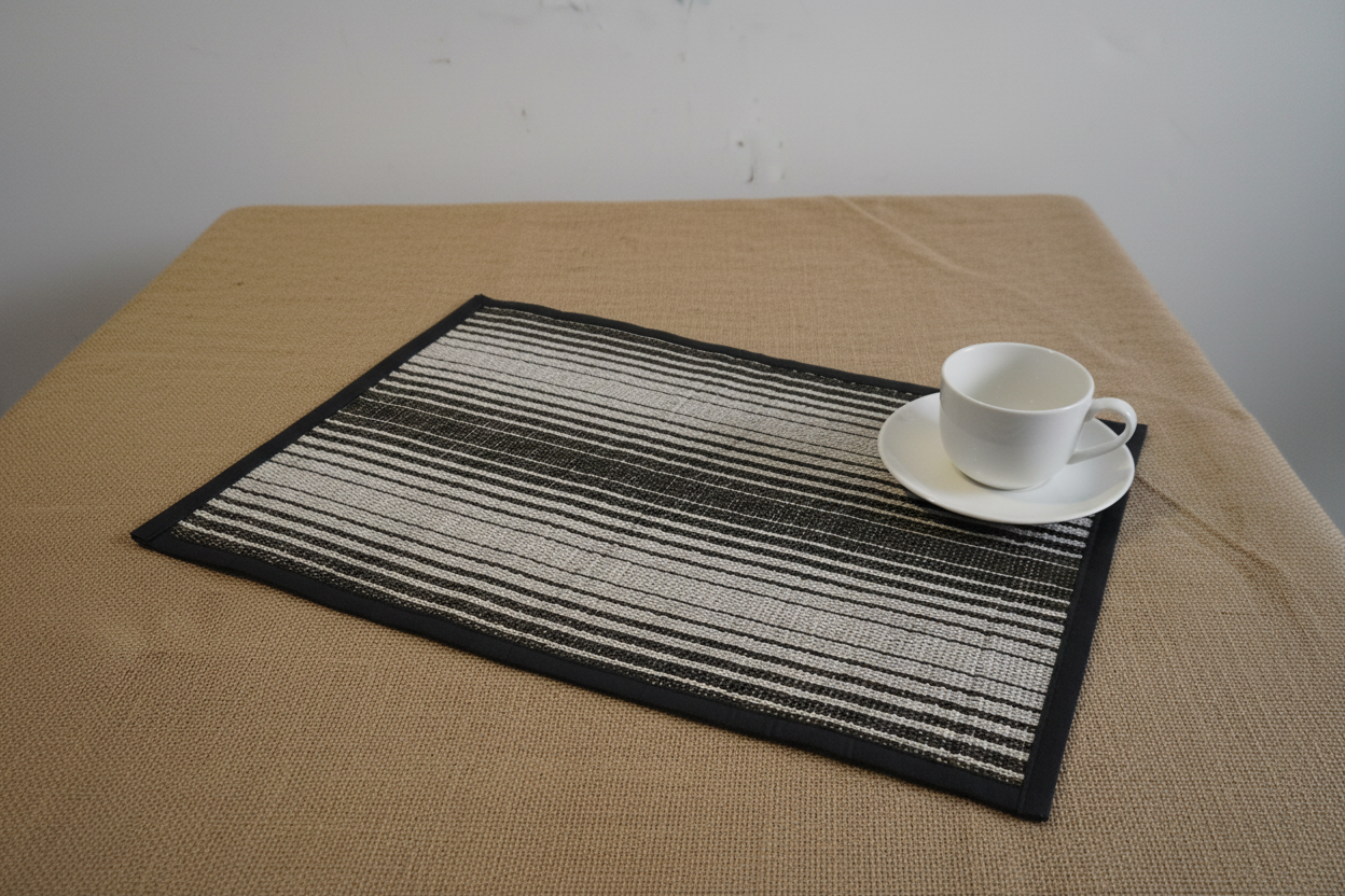 Madurkathi Pinstripe Table Mat – Editorial