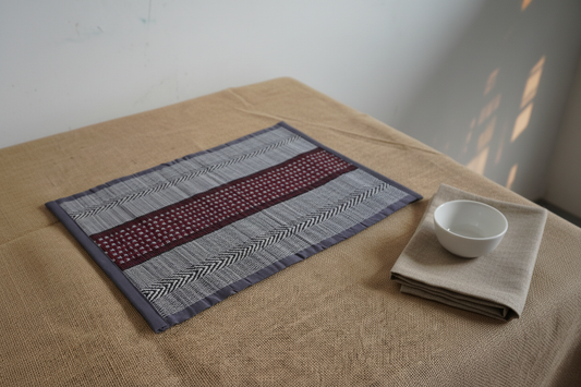 Madurkathi Striped Herringbone Table Mat – Editorial